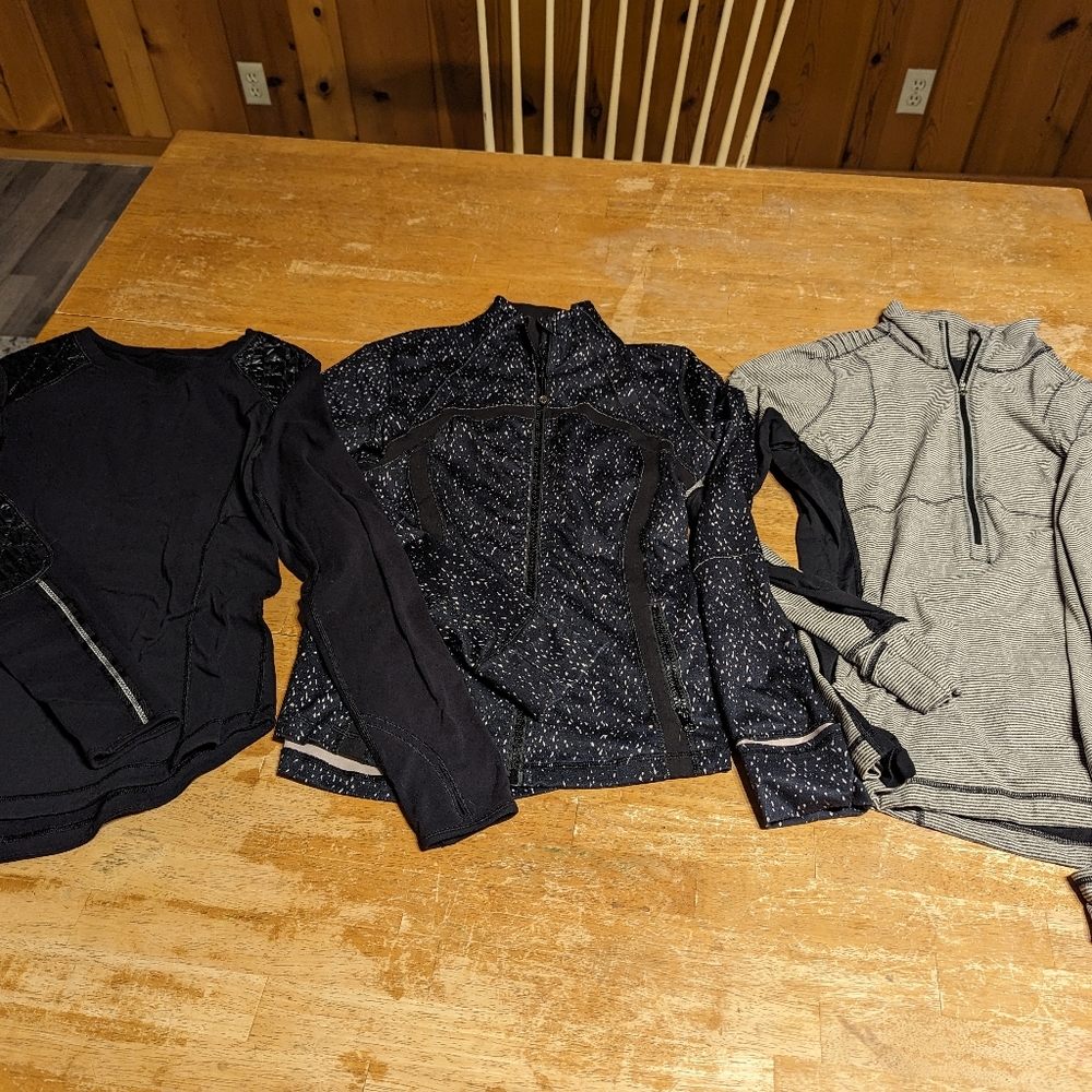Lululemon Bundle- tops and bottoms in sizes 10+12